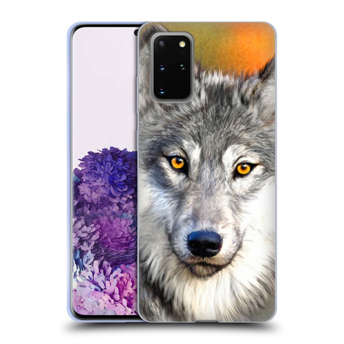 Aimee Stewart Animals Autumn Wolf Soft Gel Case for Samsung Galaxy S20+ / S20+ 5G