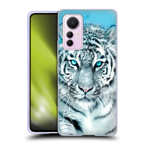 Aimee Stewart Animals White Tiger Soft Gel Case for Xiaomi 12 Lite