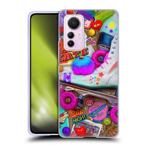 Aimee Stewart Colourful Sweets Skate Night Soft Gel Case for Xiaomi 12 Lite