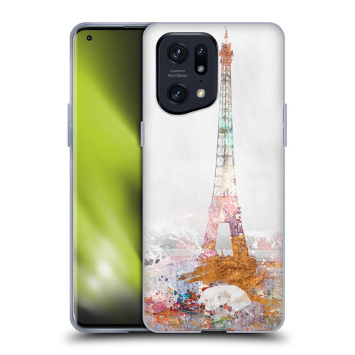 Aimee Stewart Landscapes Paris Color Splash Soft Gel Case for OPPO Find X5 Pro