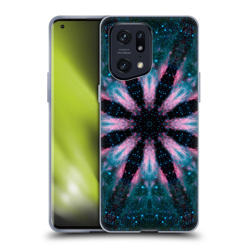 Aimee Stewart Mandala Floral Galaxy Soft Gel Case for OPPO Find X5 Pro