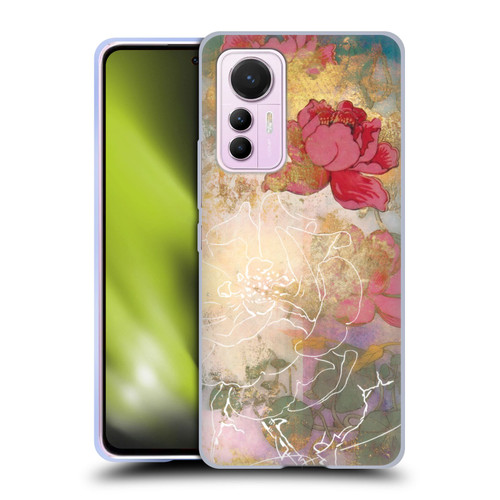 Aimee Stewart Smokey Floral Midsummer Soft Gel Case for Xiaomi 12 Lite