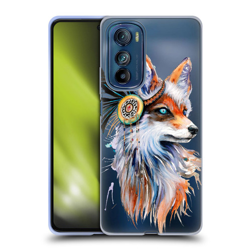 Pixie Cold Animals Fox Soft Gel Case for Motorola Edge 30