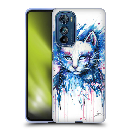 Pixie Cold Cats Space Soft Gel Case for Motorola Edge 30