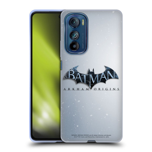 Batman Arkham Origins Key Art Logo Soft Gel Case for Motorola Edge 30