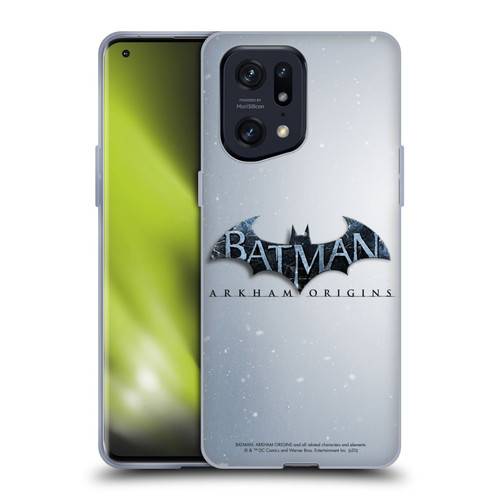 Batman Arkham Origins Key Art Logo Soft Gel Case for OPPO Find X5 Pro