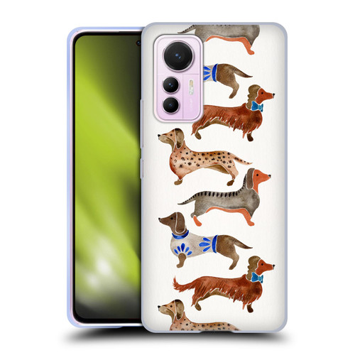 Cat Coquillette Animals Dachshunds Soft Gel Case for Xiaomi 12 Lite