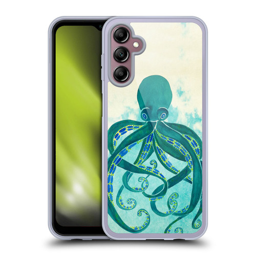 Cat Coquillette Sea Octopus Soft Gel Case for Samsung Galaxy A14 5G