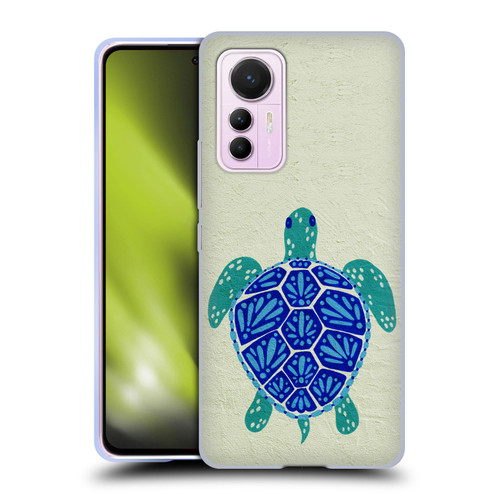 Cat Coquillette Sea Turtle Blue Soft Gel Case for Xiaomi 12 Lite