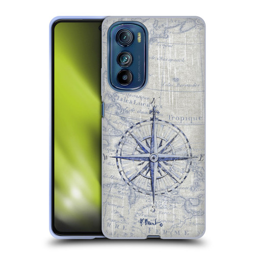 Paul Brent Nautical Vintage Compass Soft Gel Case for Motorola Edge 30
