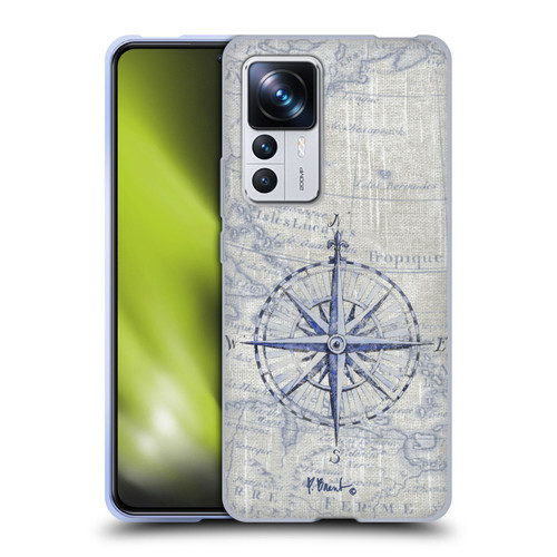 Paul Brent Nautical Vintage Compass Soft Gel Case for Xiaomi 12T Pro