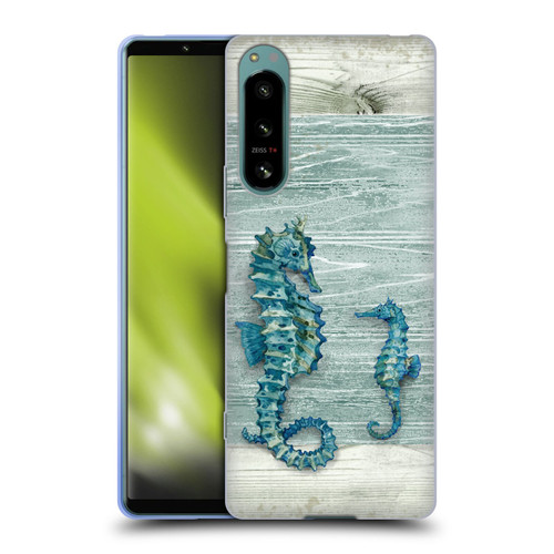 Paul Brent Sea Creatures Seahorse Soft Gel Case for Sony Xperia 5 IV