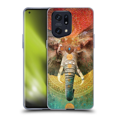 Jena DellaGrottaglia Animals Elephant Soft Gel Case for OPPO Find X5 Pro