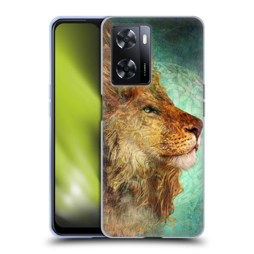 Jena DellaGrottaglia Animals Lion Soft Gel Case for OPPO A57s