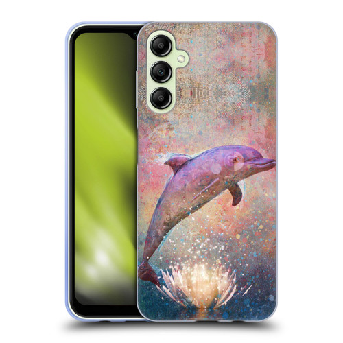 Jena DellaGrottaglia Animals Dolphin Soft Gel Case for Samsung Galaxy A14 5G