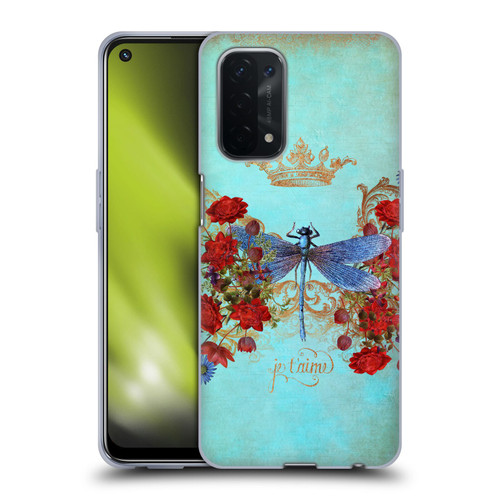 Jena DellaGrottaglia Insects Dragonfly Garden Soft Gel Case for OPPO A54 5G