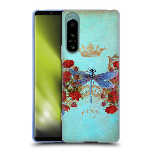 Jena DellaGrottaglia Insects Dragonfly Garden Soft Gel Case for Sony Xperia 5 IV