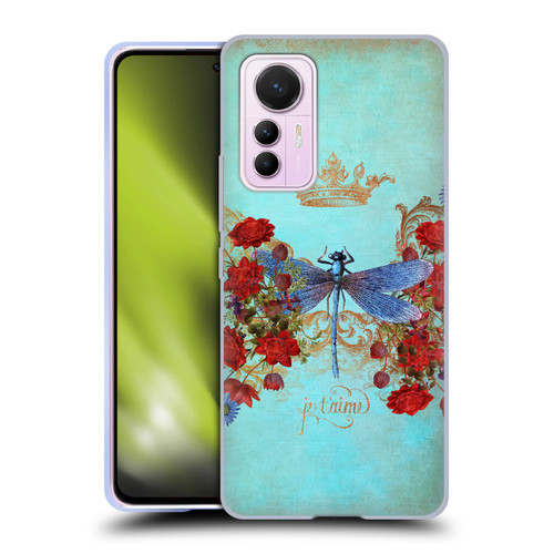 Jena DellaGrottaglia Insects Dragonfly Garden Soft Gel Case for Xiaomi 12 Lite