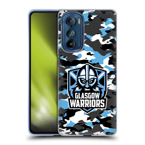 Glasgow Warriors Logo 2 Camouflage Soft Gel Case for Motorola Edge 30