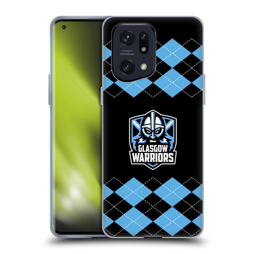 Glasgow Warriors Logo 2 Argyle Soft Gel Case for OPPO Find X5 Pro