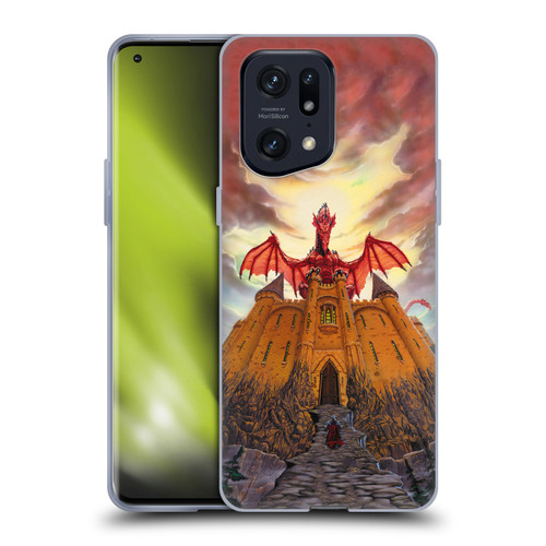 Ed Beard Jr Dragon Friendship Lord Magic Castle Soft Gel Case for OPPO Find X5 Pro