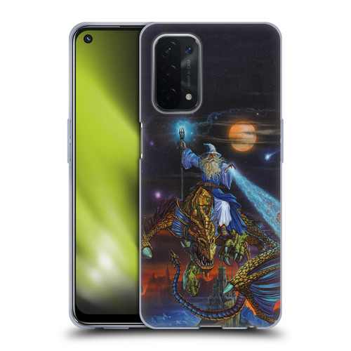 Ed Beard Jr Dragon Friendship Twilight Tempest Soft Gel Case for OPPO A54 5G