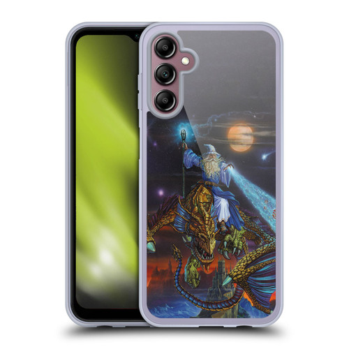 Ed Beard Jr Dragon Friendship Twilight Tempest Soft Gel Case for Samsung Galaxy A14 5G