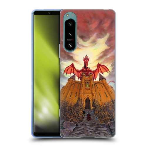 Ed Beard Jr Dragon Friendship Lord Magic Castle Soft Gel Case for Sony Xperia 5 IV