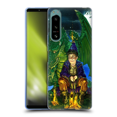 Ed Beard Jr Dragon Friendship Oops Said Soft Gel Case for Sony Xperia 5 IV