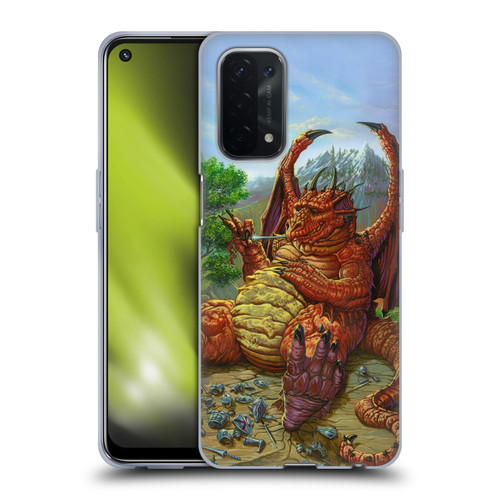 Ed Beard Jr Dragons Lunch With A Toothpick Soft Gel Case for OPPO A54 5G