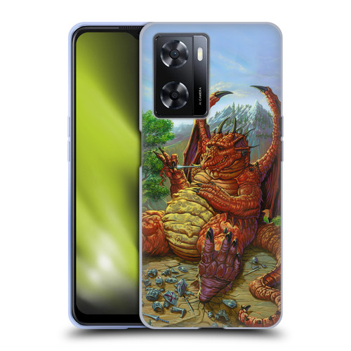 Ed Beard Jr Dragons Lunch With A Toothpick Soft Gel Case for OPPO A57s