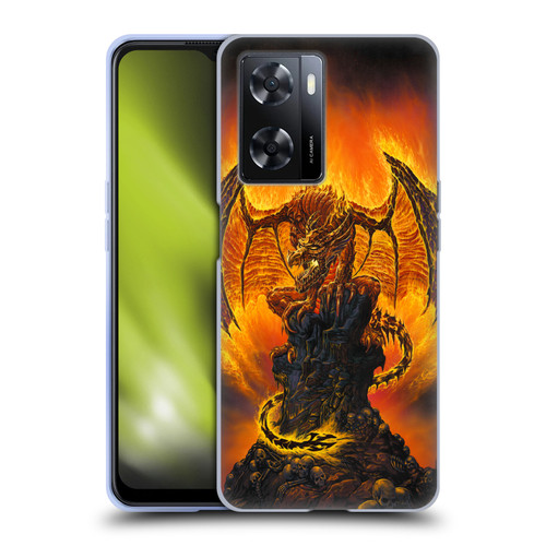 Ed Beard Jr Dragons Harbinger Of Fire Soft Gel Case for OPPO A57s