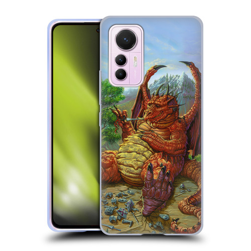 Ed Beard Jr Dragons Lunch With A Toothpick Soft Gel Case for Xiaomi 12 Lite