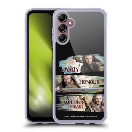 The Hobbit An Unexpected Journey Key Art Loyalty And Honour Soft Gel Case for Samsung Galaxy A14 5G