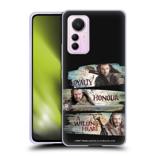 The Hobbit An Unexpected Journey Key Art Loyalty And Honour Soft Gel Case for Xiaomi 12 Lite