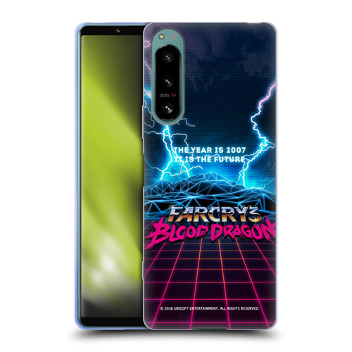 Far Cry 3 Blood Dragon Key Art Logo Soft Gel Case for Sony Xperia 5 IV