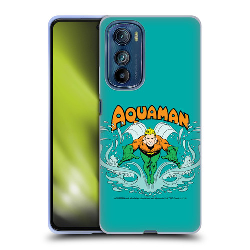 Aquaman DC Comics Fast Fashion Swim Soft Gel Case for Motorola Edge 30