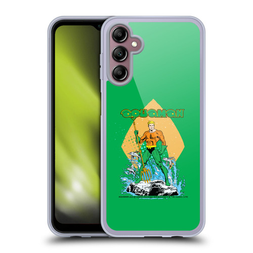 Aquaman DC Comics Fast Fashion Trident Soft Gel Case for Samsung Galaxy A14 5G