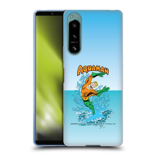 Aquaman DC Comics Fast Fashion Splash Soft Gel Case for Sony Xperia 5 IV