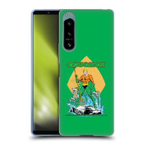 Aquaman DC Comics Fast Fashion Trident Soft Gel Case for Sony Xperia 5 IV