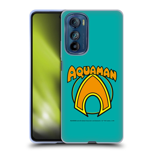 Aquaman DC Comics Logo Classic Soft Gel Case for Motorola Edge 30