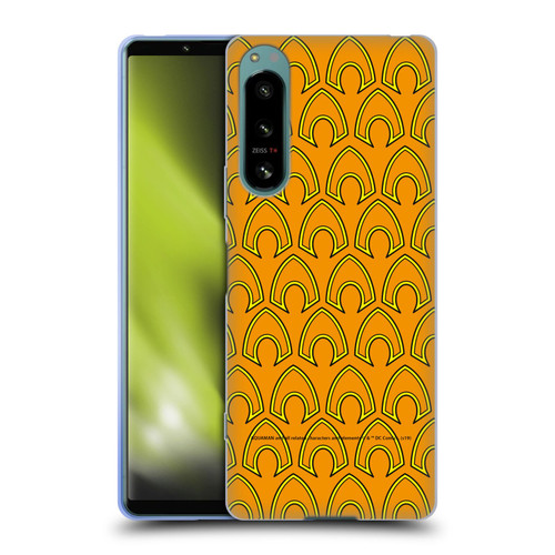 Aquaman DC Comics Logo Pattern Soft Gel Case for Sony Xperia 5 IV