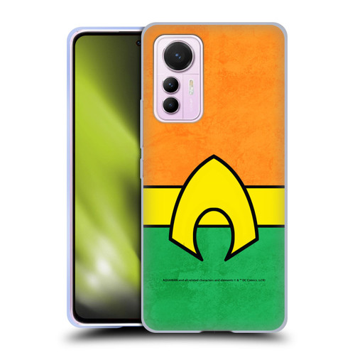 Aquaman DC Comics Logo Uniform 2 Soft Gel Case for Xiaomi 12 Lite