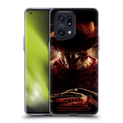 A Nightmare On Elm Street (2010) Graphics Freddy Key Art Soft Gel Case for OPPO Find X5 Pro