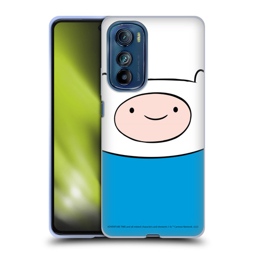 Adventure Time Graphics Finn The Human Soft Gel Case for Motorola Edge 30