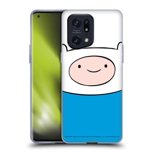 Adventure Time Graphics Finn The Human Soft Gel Case for OPPO Find X5 Pro