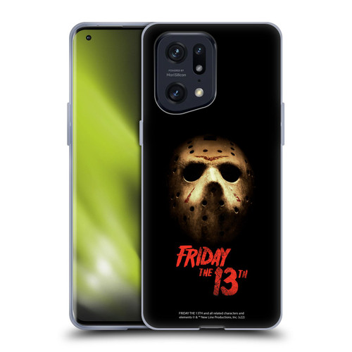 Friday the 13th 2009 Graphics Jason Voorhees Poster Soft Gel Case for OPPO Find X5 Pro