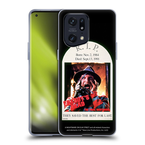 A Nightmare On Elm Street: Freddy's Dead Graphics The Final Nightmare Soft Gel Case for OPPO Find X5 Pro