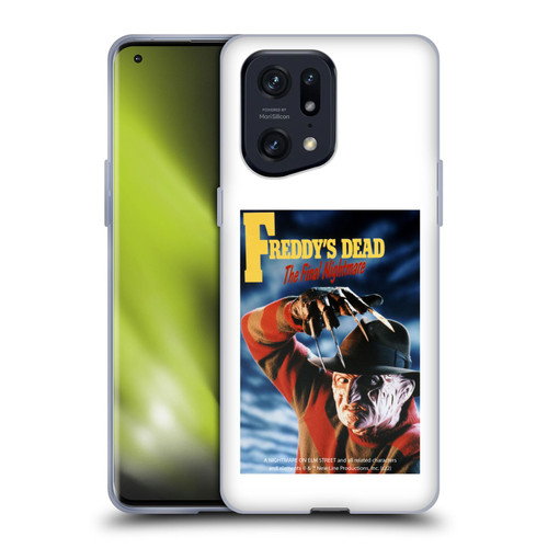 A Nightmare On Elm Street: Freddy's Dead Graphics Poster Soft Gel Case for OPPO Find X5 Pro