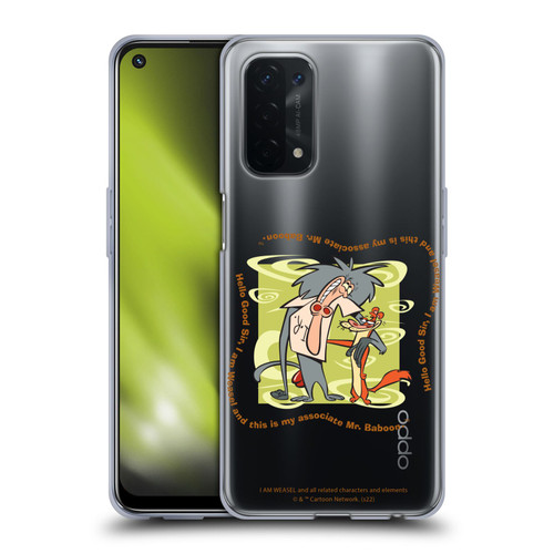 I Am Weasel. Graphics Hello Good Sir Soft Gel Case for OPPO A54 5G